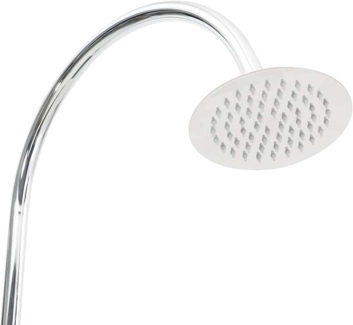 Tuindouche Hout - Buitendouche Zwembad - Afkoelen Buiten - 360 Graden Douchekop - 221 cm Hoog - Antraciet thumbnail 4