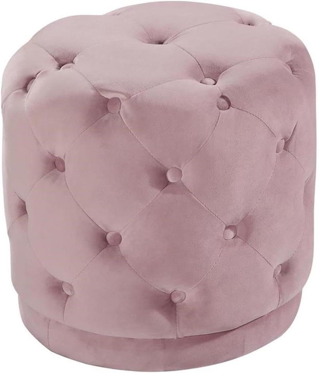 Vierkante Poef - Ottoman Poef - Zitruimte Creëren - Diep Geknoopt - 43 cm Hoog - Roze