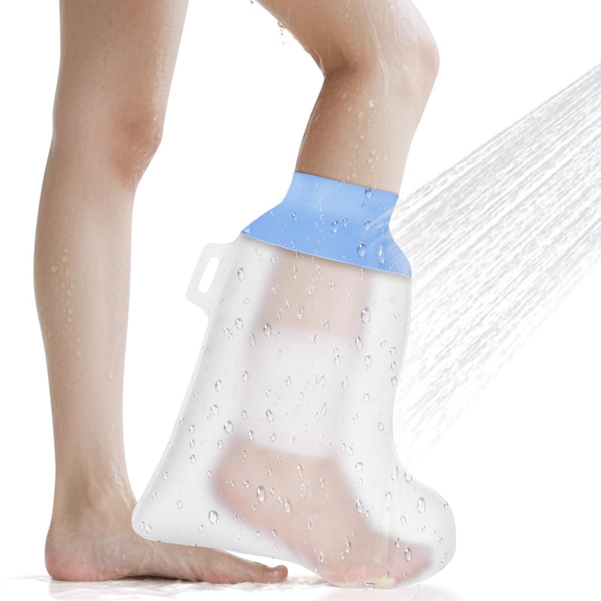 Waterdichte Voetbedekking, Herbruikbare Voetbedekking voor Volwassenen, Zachte en Comfortabele Voetbescherming, Verzegelde Pleisterzak (voor Verbanden, Wondverzorgingsproducten)