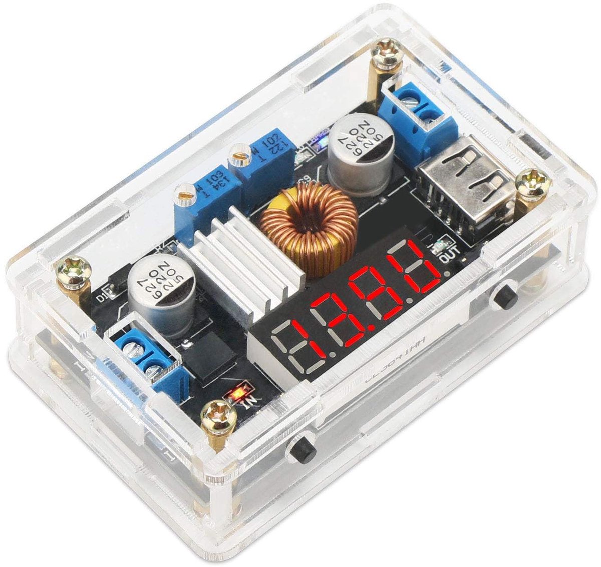 voedingsmodule LM2596 DC-converter 5V-36V naar 1,25-32V step-down spanningsregelaar stabilisator 3A 5A CC volt transformator reducer
