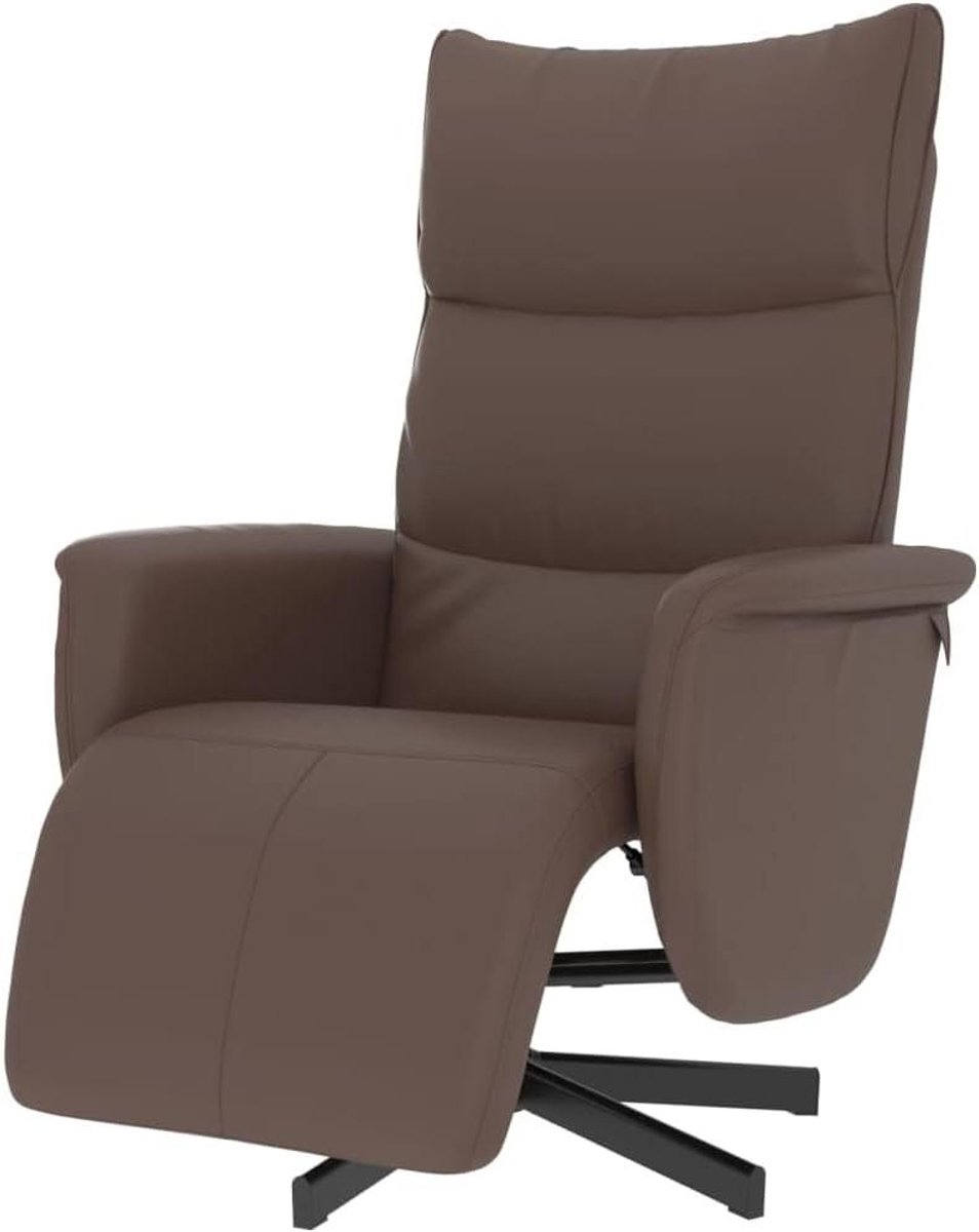Relaxstoel met Voeteneinde - Fauteuil Draaistoel - Ontspannen Zitten - 360 Graden Draaibaar - 71 x 84 x 1065 cm