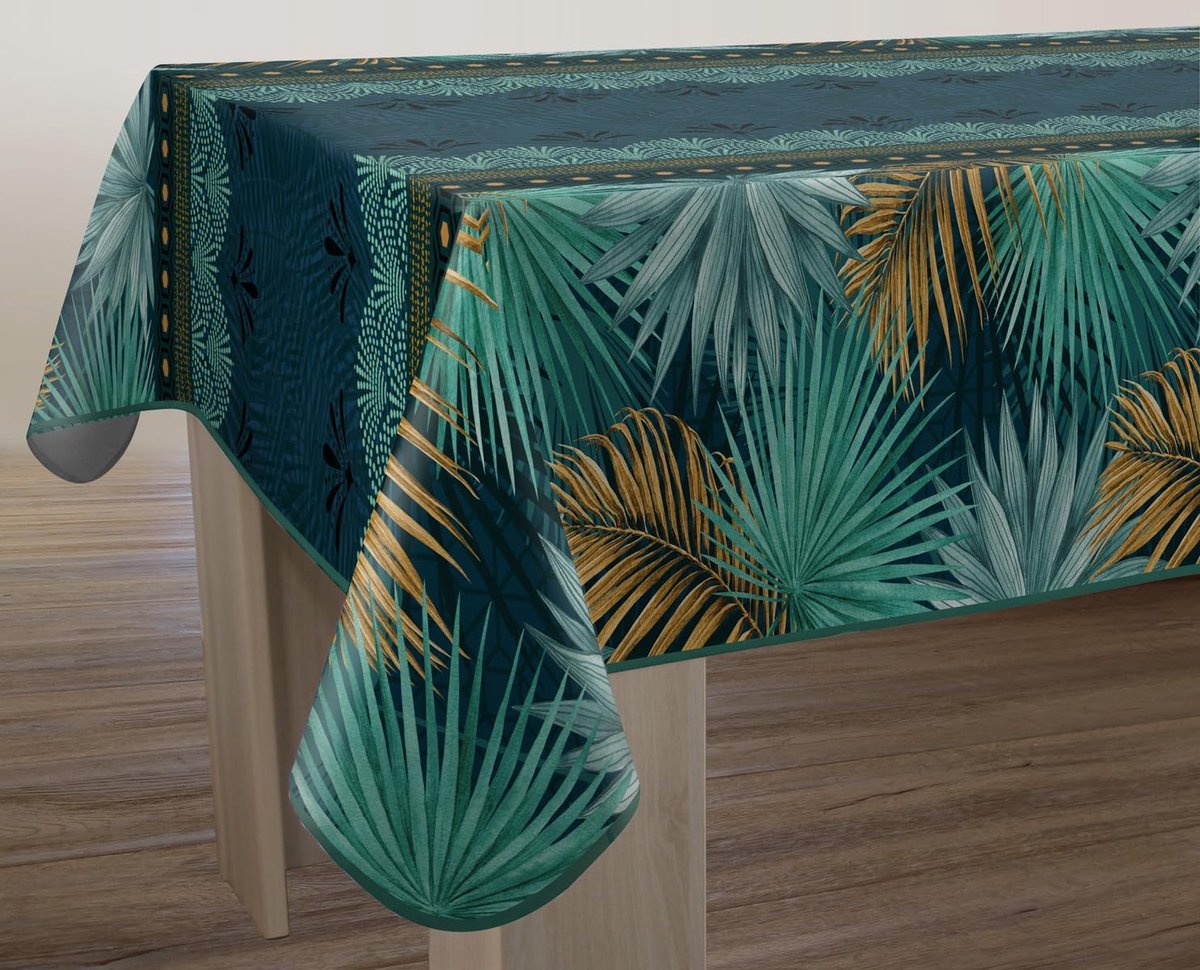 linge de Jules Paraiso Tafelkleed, vuilafstotend, rechthoekig, 150 x 200 cm