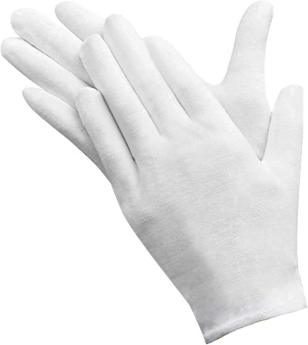 SSTRWGOOD 24 Stuks Werkhandschoenen - Comfortabele Katoenen Handschoenen - 12 Pairs, 21x9cm - Ademend, Licht Elastisch, Herbruikbaar en Wasbaar - Geschikt voor Huishouden, Tuinieren en Algemeen Gebruik - 100% Katoen