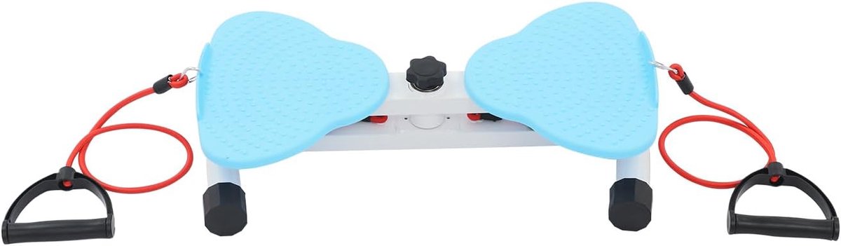 Taille Twister - Fitness Disc - Buikspieren Trainen - Met Trekkoorden - 52x32x12 cm - Blauw