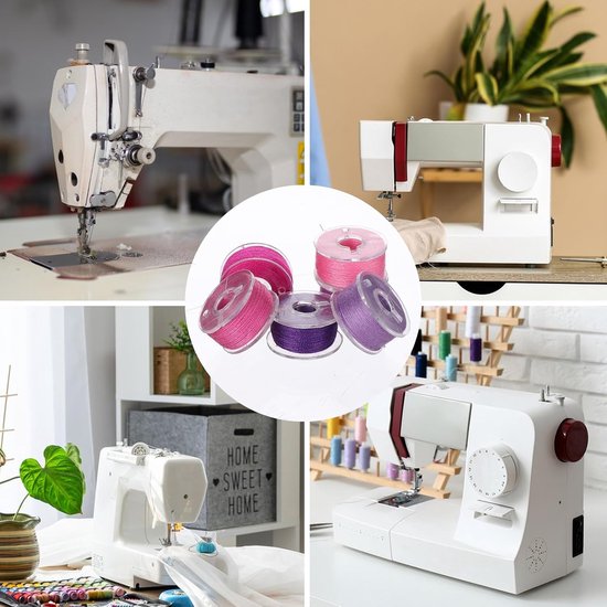 Spoelen, naaigaren set, 36-delige set naaigaren, accessoires voor naaimachine, voor naaimachine, borduurmachine met opslag, polyestergaren, 45 m spoel — afbeelding 5