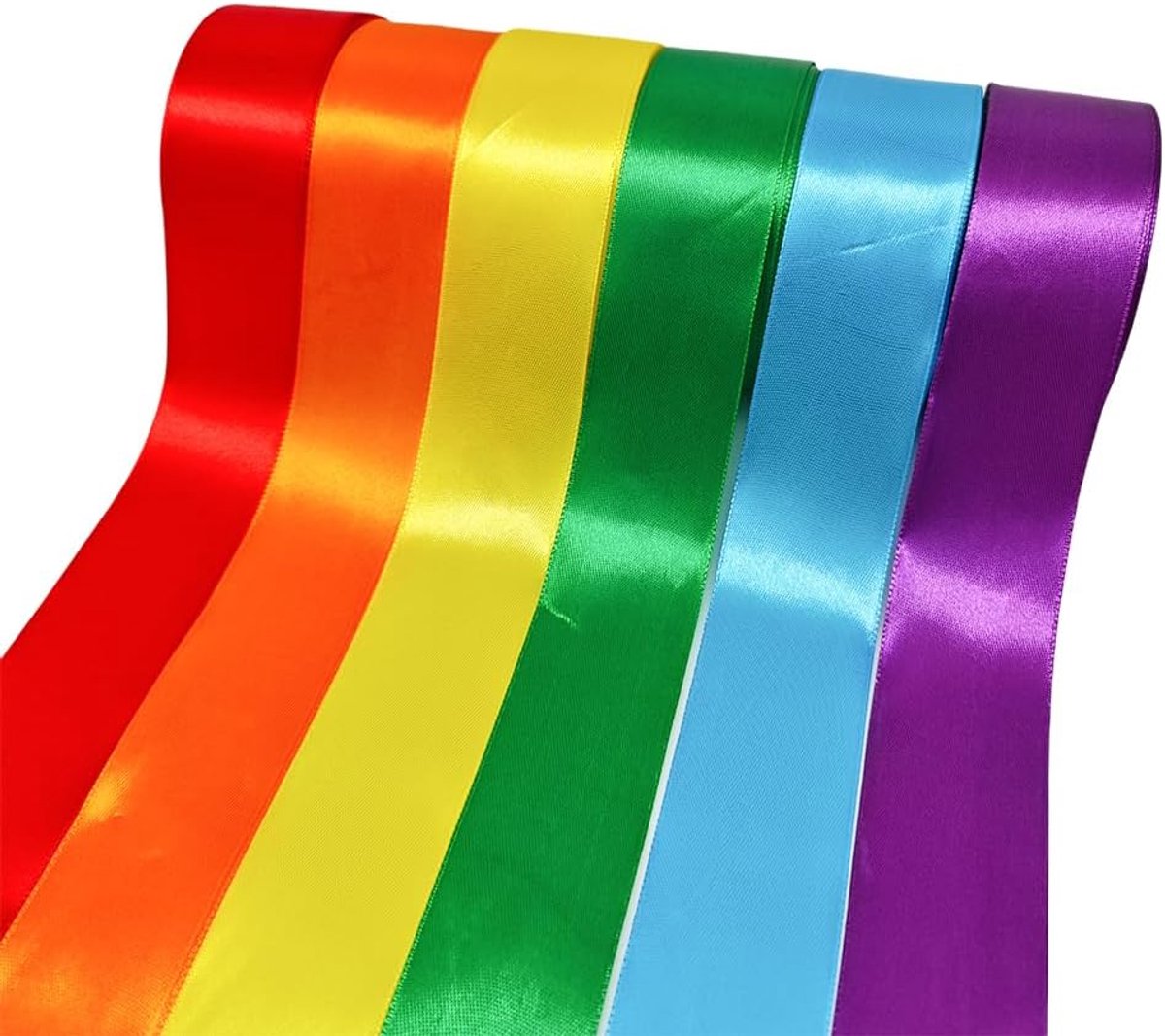 Linten weerbestendig, satijnen lint kleurrijk, decoratief lint, geschenklint