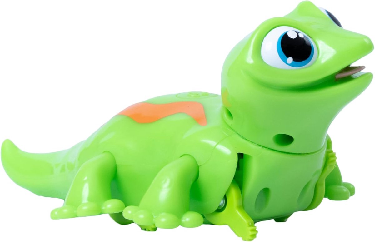 Let’s Go Gecko Groen, Speelgoed voor Kinderen Vanaf 5 Jaar, Interactieve Knuffel met Beweging en Geluid