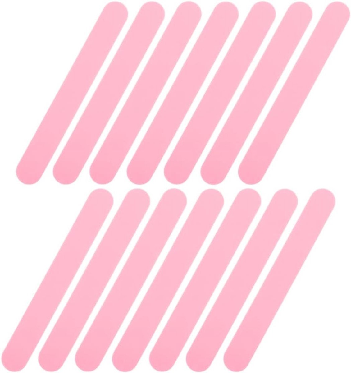 Ergonomische Roerstaafjes - Kunststof Roerstaafjes - Ambachtelijke Toepassingen - Herbruikbaar en Wasbaar - 14.5 cm - Roze
