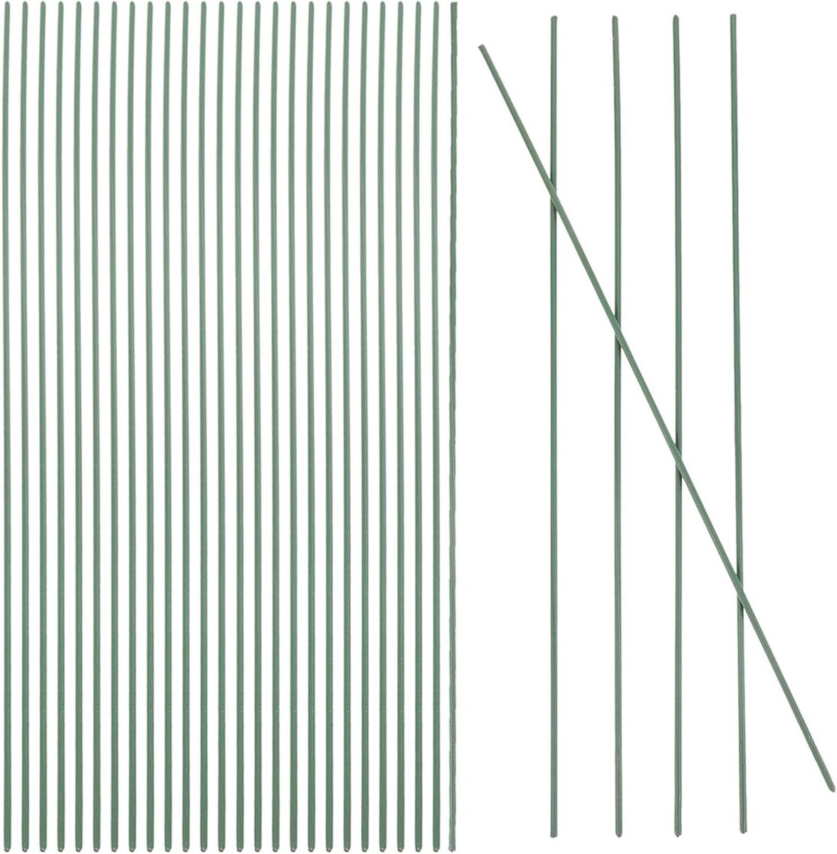 Bloemendraad Stelen - Bloemistendraad Kransmaken - Bloemschikken Knutselen - Sterk Flexibel Ijzerdraad - 150 Stuks - Groen