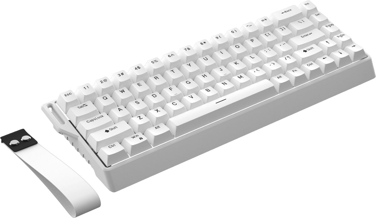 Amply K68 Mechanisch Gaming Toetsenbord - Draadloos Bluetooth & 2.4GHz en Bedraad