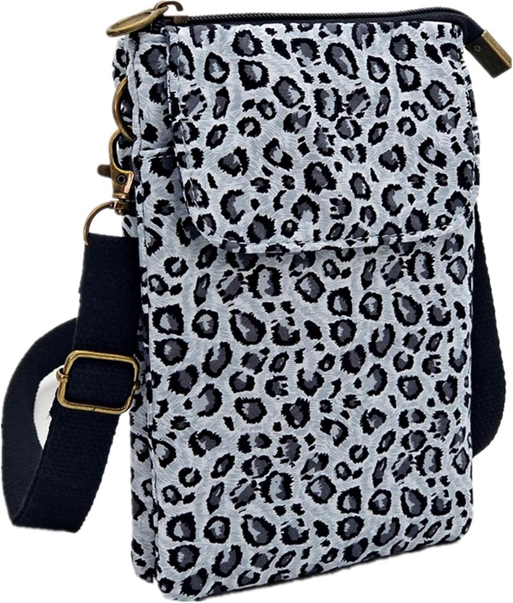 SnelShoppen - Mobiele Telefoontas om te Hangen, Lichte Crossbody Schoudertas voor Dames, Verstelbare Telefoontas met Schouderriem voor Dagelijks Gebru