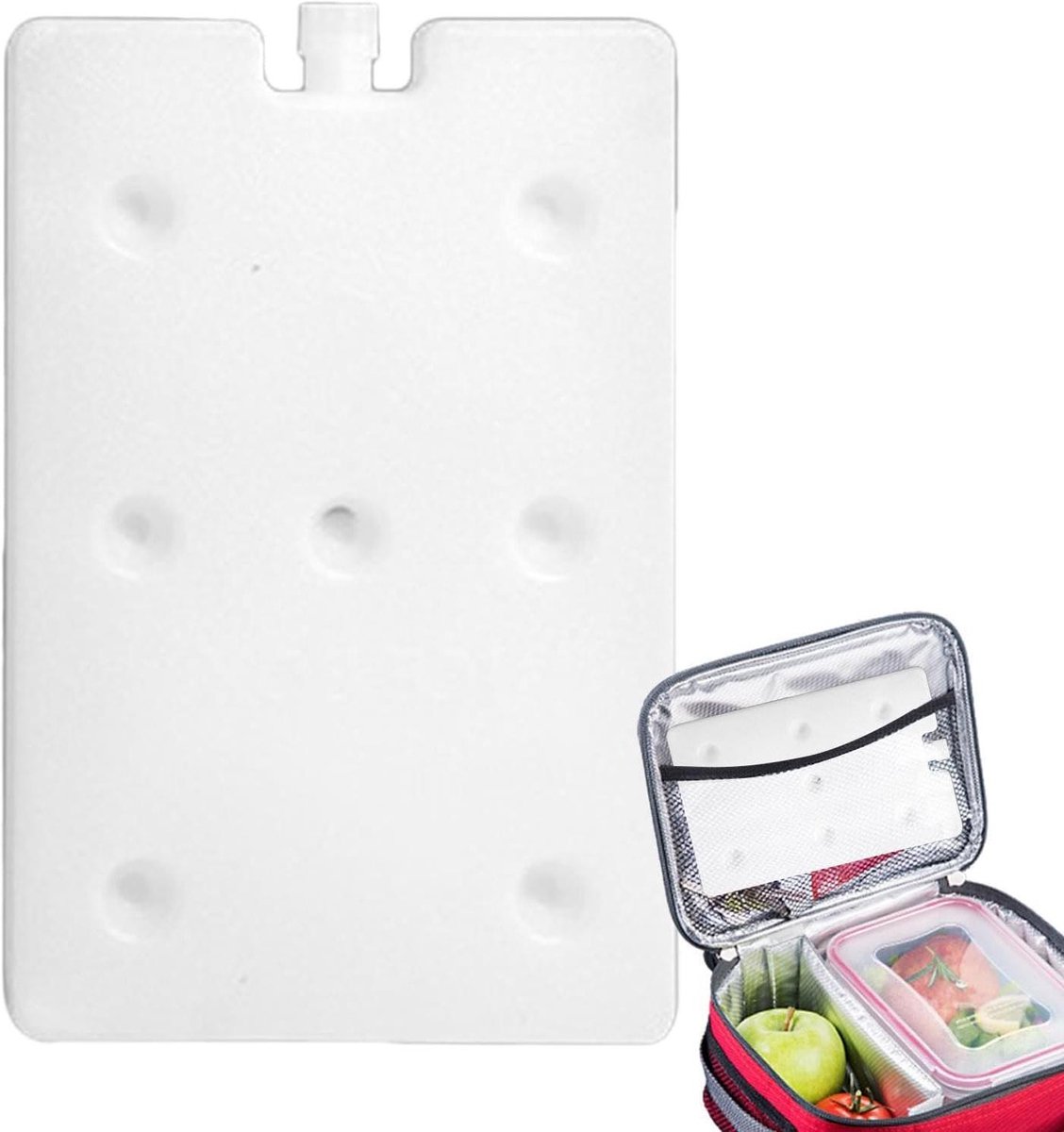 Koelelementen Set - Vrieselementen Ijspak - Koelbox Vullen - Herbruikbaar Vrieselement - 600 ml - Blauw