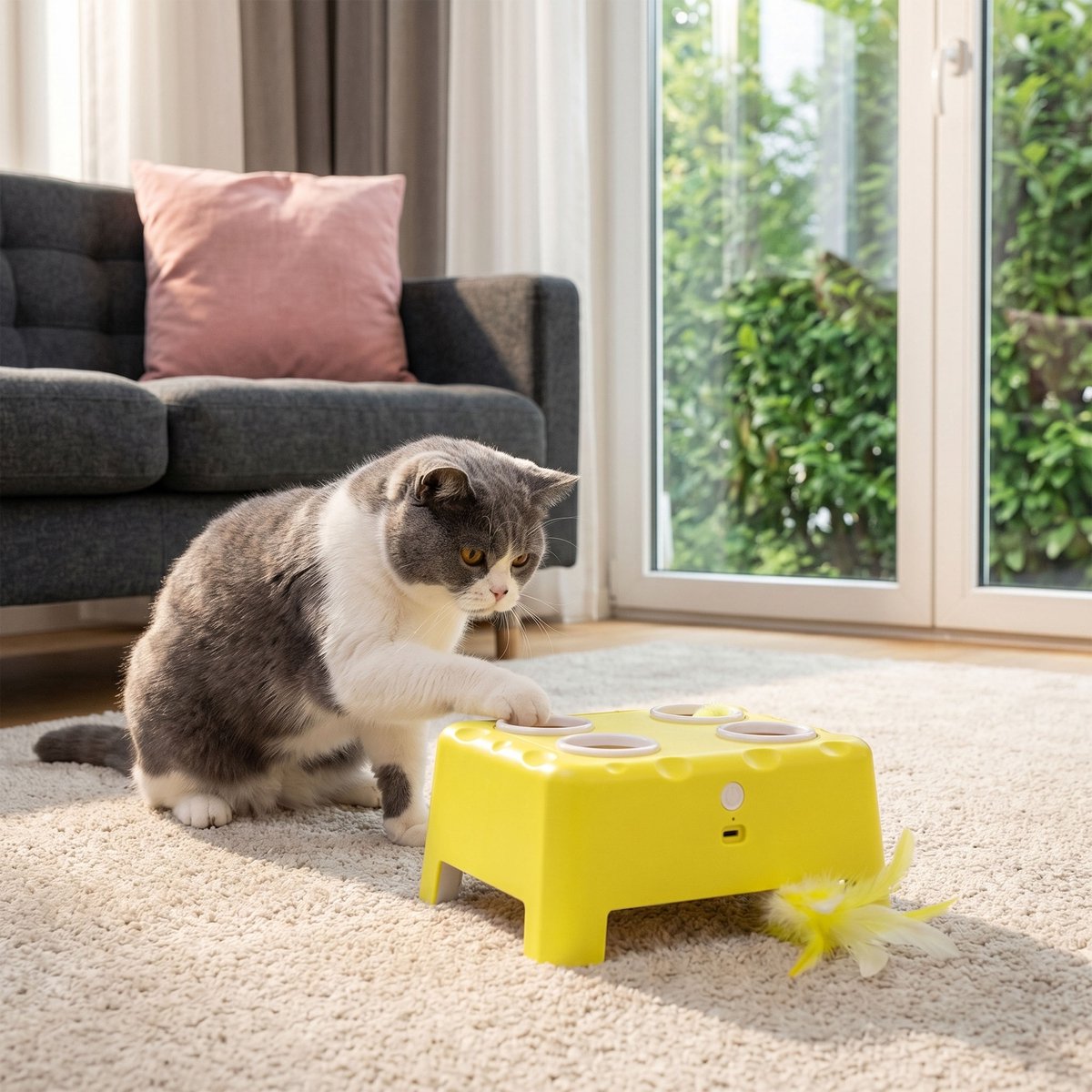 Oplaadbaar Oplaadbaar Interactief Kattenspeelgoed - afbeelding 3