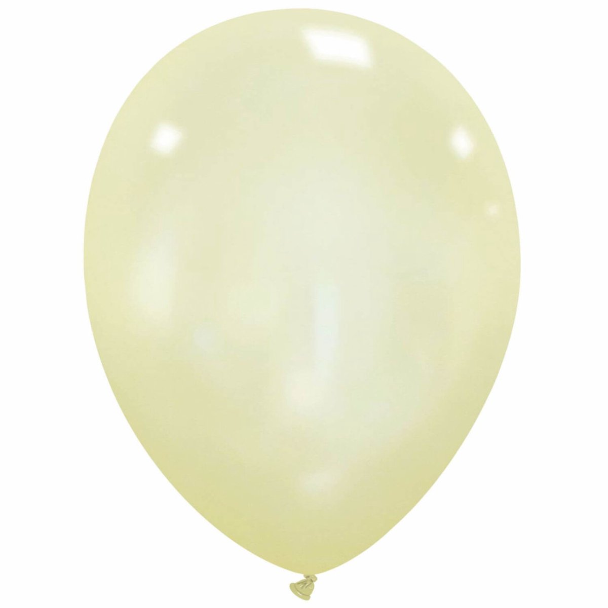 Ivoorkleurige Latex Ballonnen (27-30 cm / 11") x ± 100 / Metallic – Professionele Kwaliteit & Biologisch Afbreekbaar