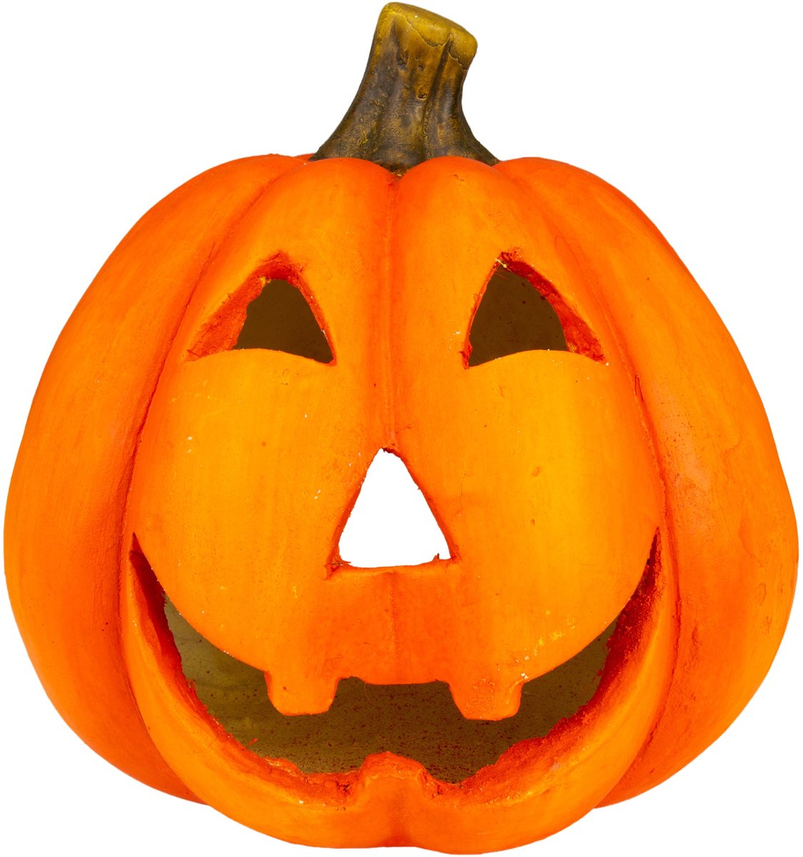 HALLOWEEN -- POMPOEN ORANJE 22X22XH22CM MAGNESIUM