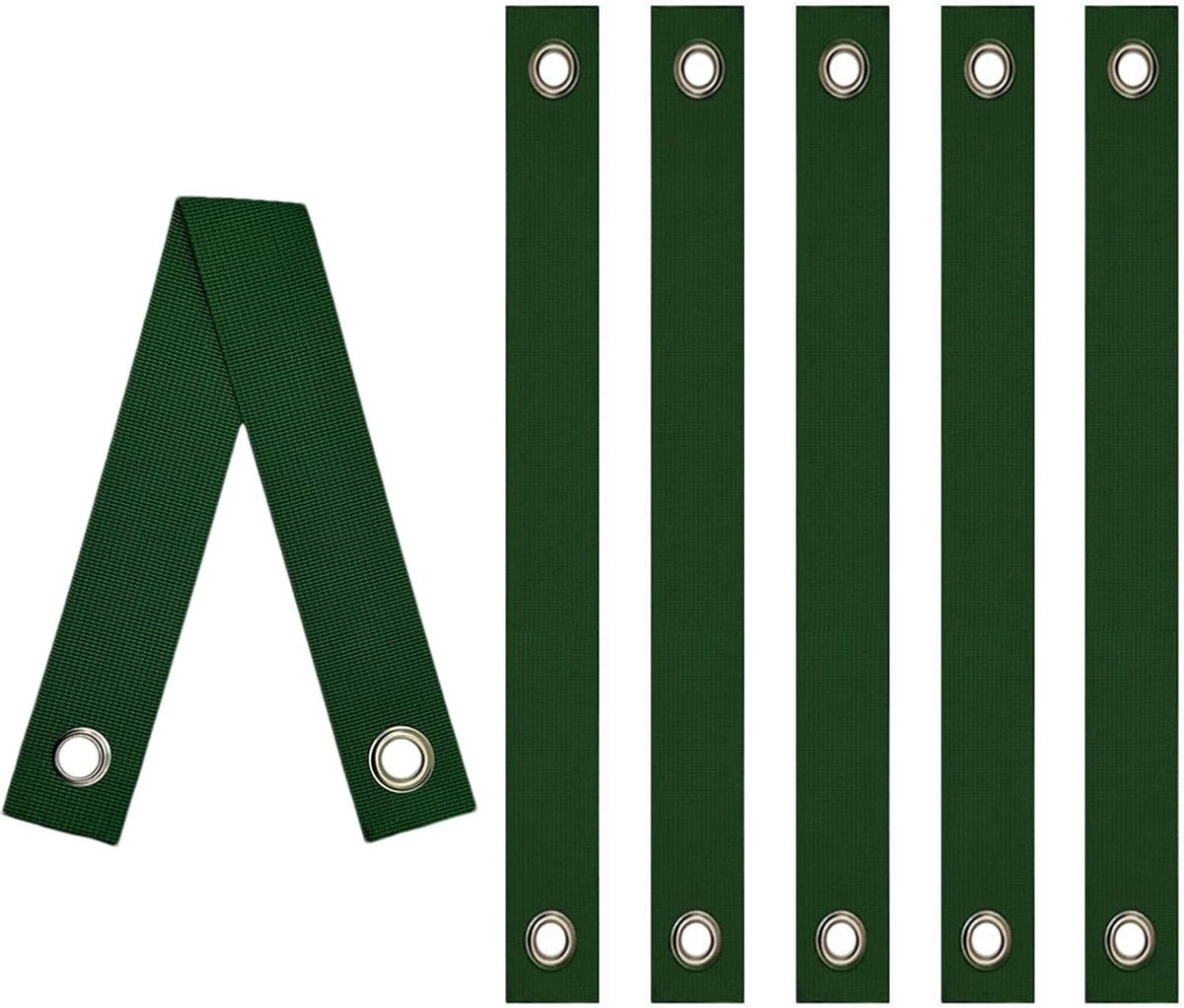 Boombanden - Boomsteunbanden Plantenbinders - Bomen Stevig Zetten - Robuust Nylon Materiaal - 395 cm - Zwart
