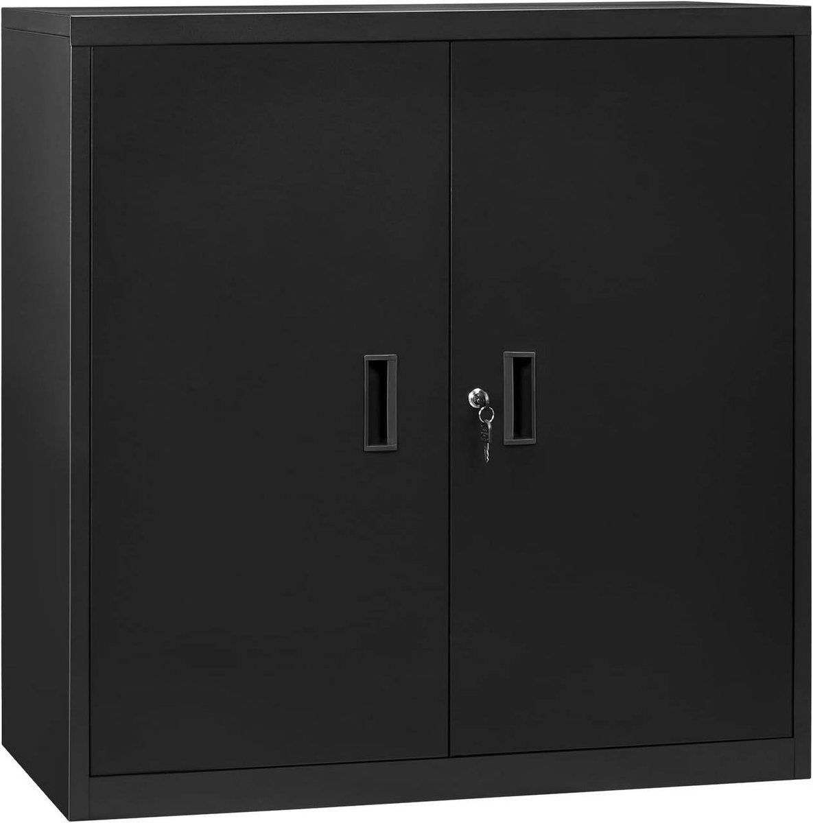 SureDeal® - Afsluitbare - Archiefkast - Mappenkast - Kantoorkast - Metaal - 90x40x92 cm - Zwart