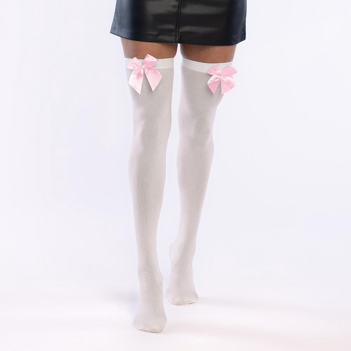 - Overknee laarzen met strik, hold-up kousen voor carnaval, themafeesten en Halloween