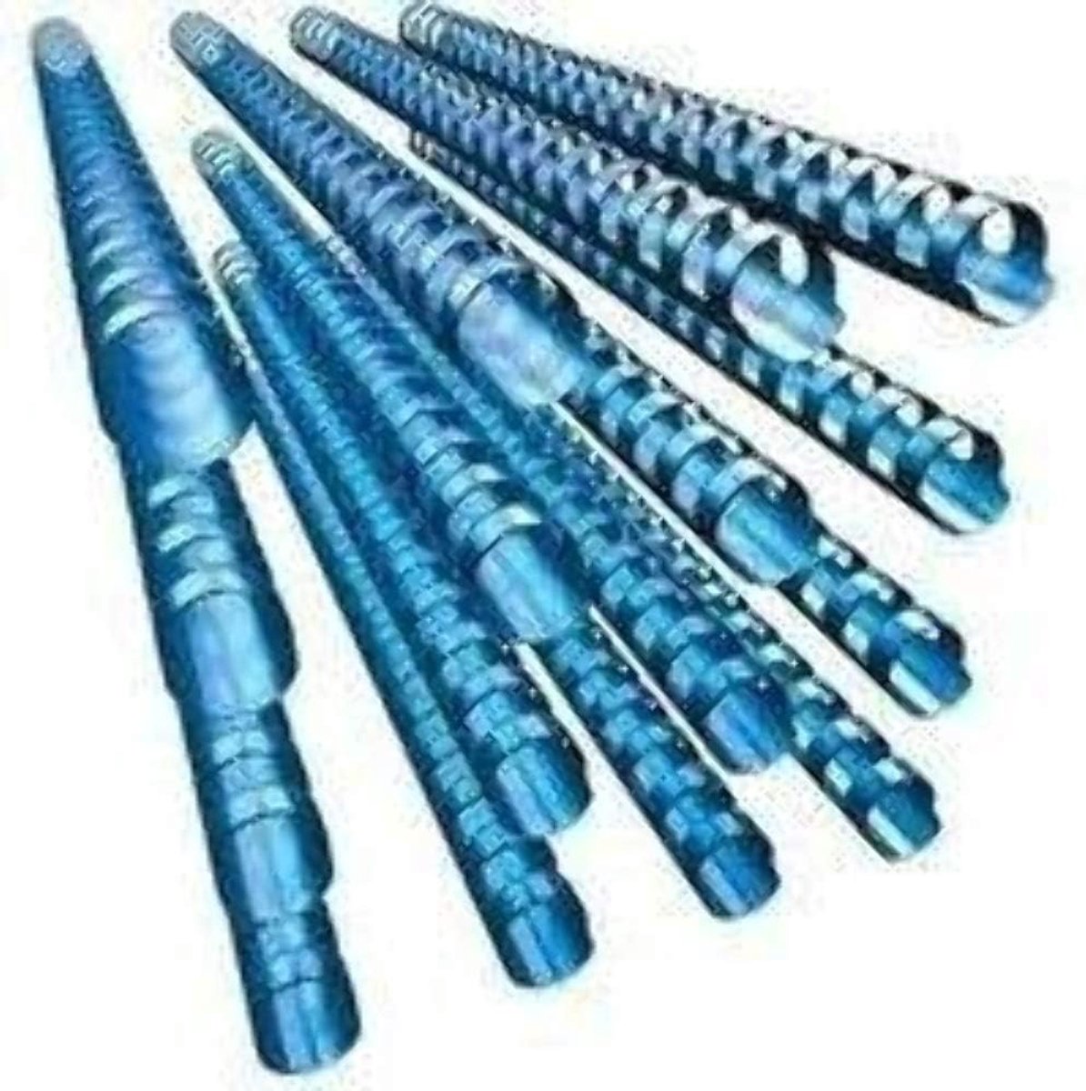 CombBind Binding Combs, 10 mm, 65 Sheet Capacity, A4, 21 Ring, Blue, Pack of 100, 4028235