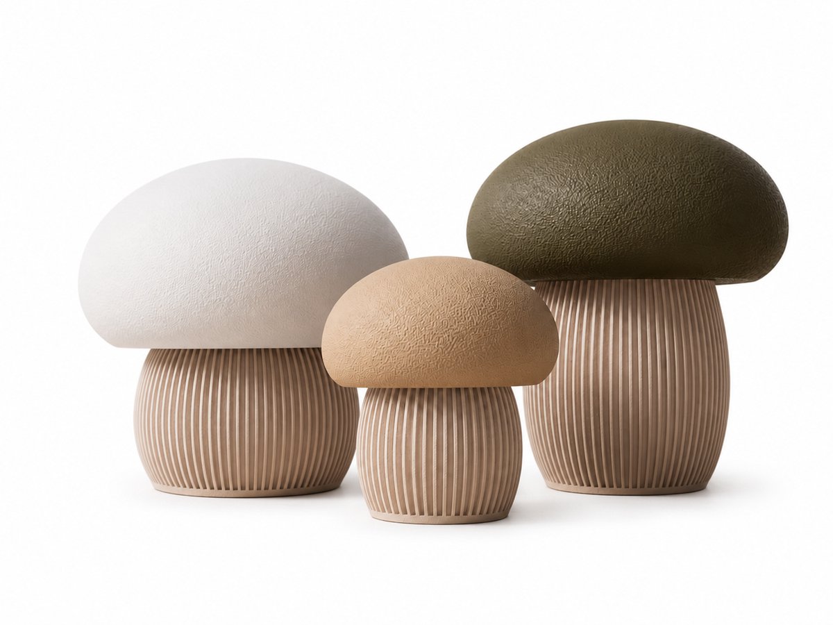 Decoratieve Paddenstoelen – Moderne Japandi Herfstdecoratie