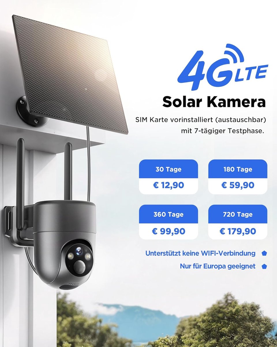 SnelShoppen - 2K Bewakingscamera voor Buiten - Hoge Resolutie Beveiligingscamera met Nachtopname, Waterdicht, Bewegingsdetectie, Wifi, 2-Weg Audio, Id