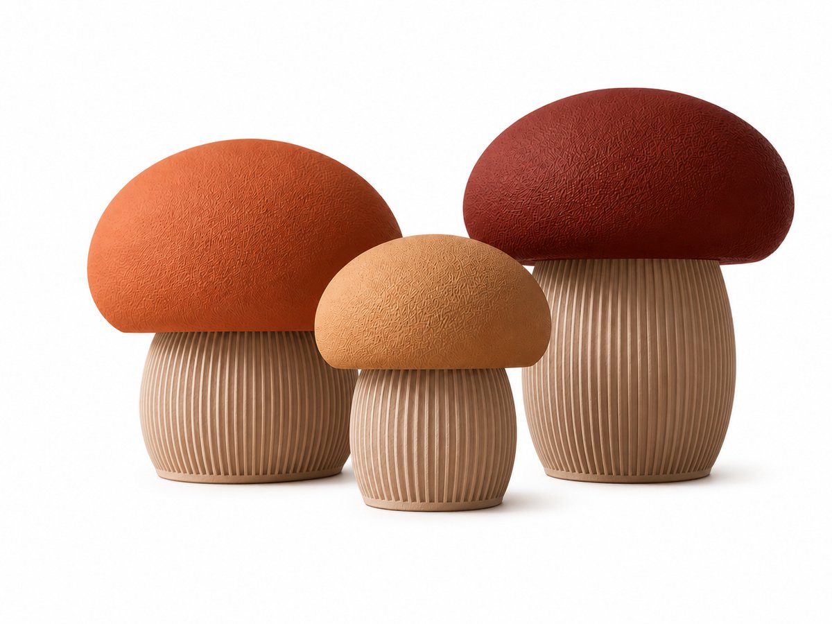 Decoratieve Paddenstoelen – Moderne Japandi Herfstdecoratie