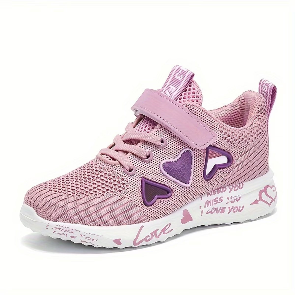 Currero Schoenen Meisjes Sneakers Comfortabel Wandelschoenen Casual Kinder Schoenen – 27.5 Paars