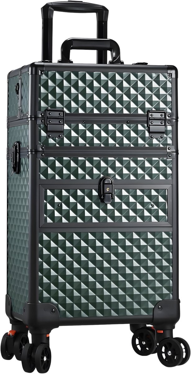 Make-up Trolley met Wielen – Groot – Afsluitbaar – Met Lades