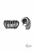 EVADA Jewelry 925 Sterling Zilver Ear Cuff – Verstelbare Oorclip – Gelaagd Vintage Design