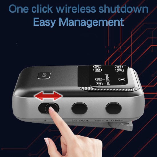 Bluetooth Zender Ontvanger - Draadloze Adapter - Geluid Streamen - Lange Afstand - 20 Uur Batterij - Zwart — afbeelding 5