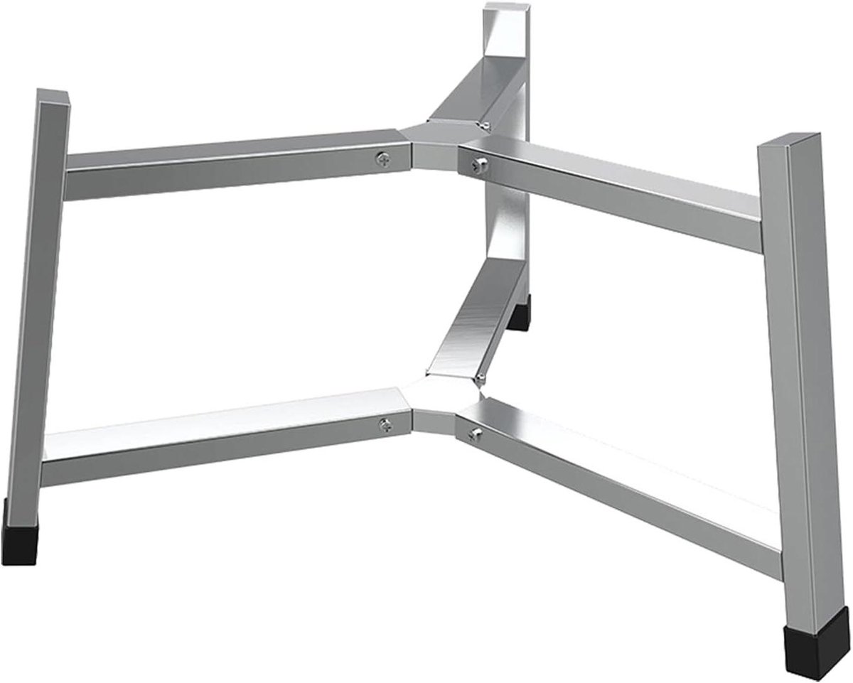 Vuurkorf Stand - Kampvuur Tafel - Buiten Koken - Roestvrij Staal - 19.5 inch - Zilver