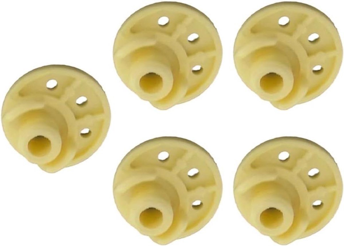Mixer Rubber Voeten - Reserveonderdelen Mixer - Stabiliteit Vergroten - Stevige Rubberen Constructie - 5 stuks - Zwart