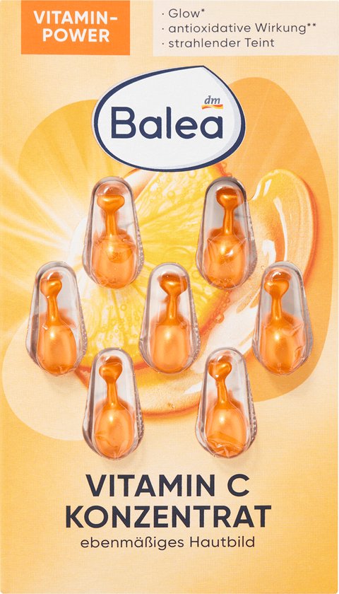 Balea Vitamine C Gezichtsconcentraat – 7 Capsules