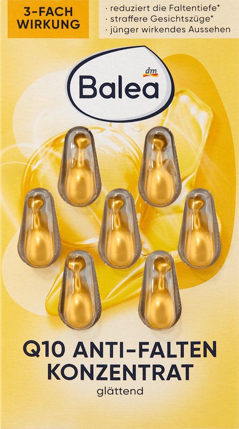 Balea Q10 Anti-Rimpel Gezichtsconcentraat – 7 Capsules