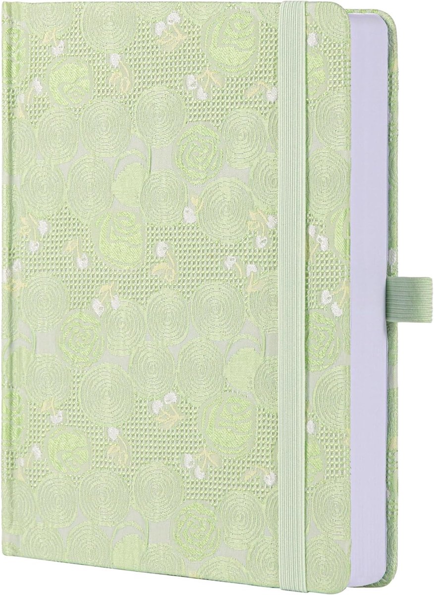 Lined Journals for Writing Esthetisch bloemennotitieboek, College gelinieerd notitieboek A5 Hardcover notitieboeken voor vrouwen en meisjes, 100 g/m² 316 genummerde pagina's