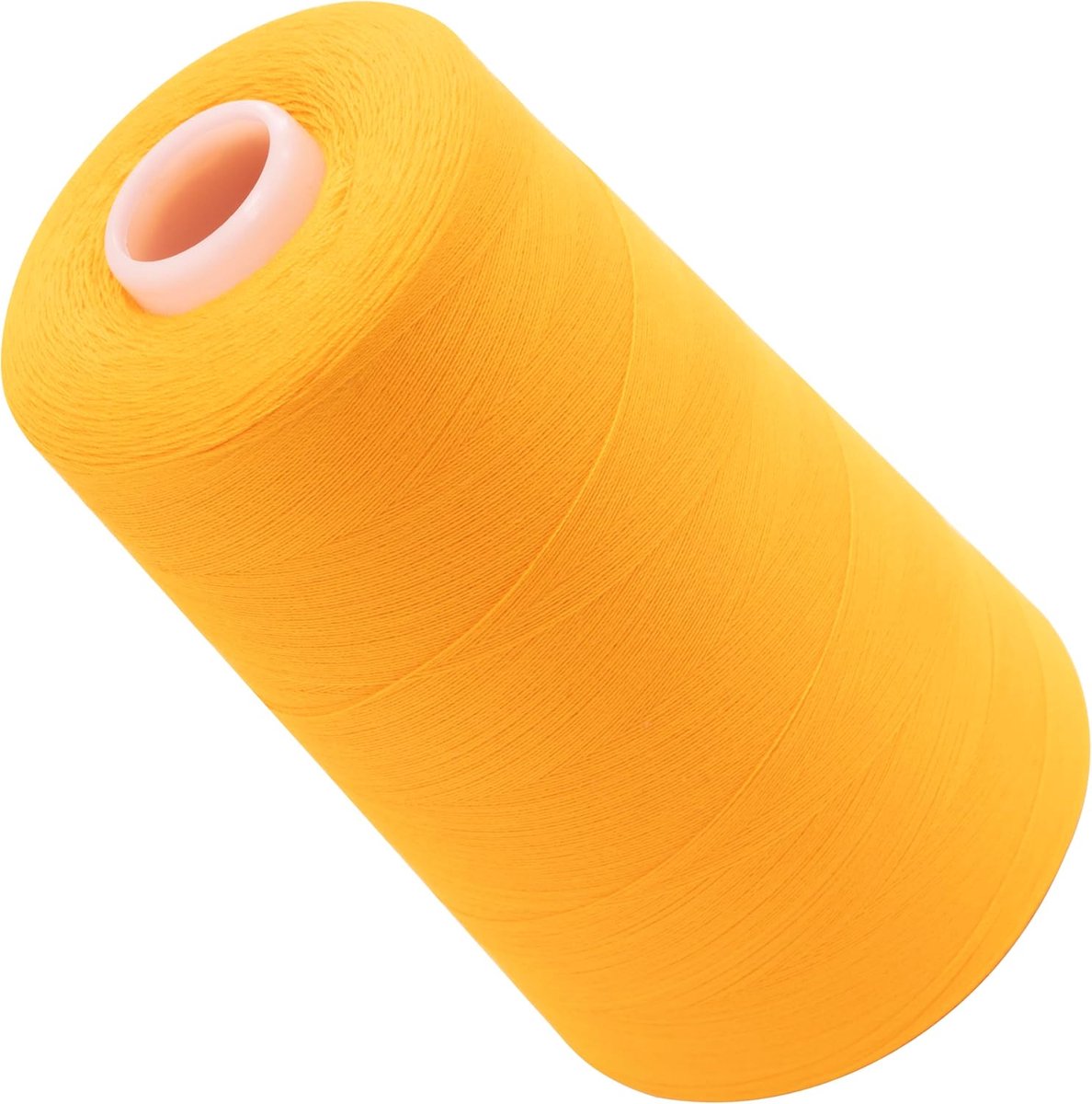 - C72106 - Naaigarenhaspel 120 (40/2) 4000 m - van polyester - confectie, kleinwaren, garen, koord, touw, naaien, kleding, draad - kleur geel - goudkleurig