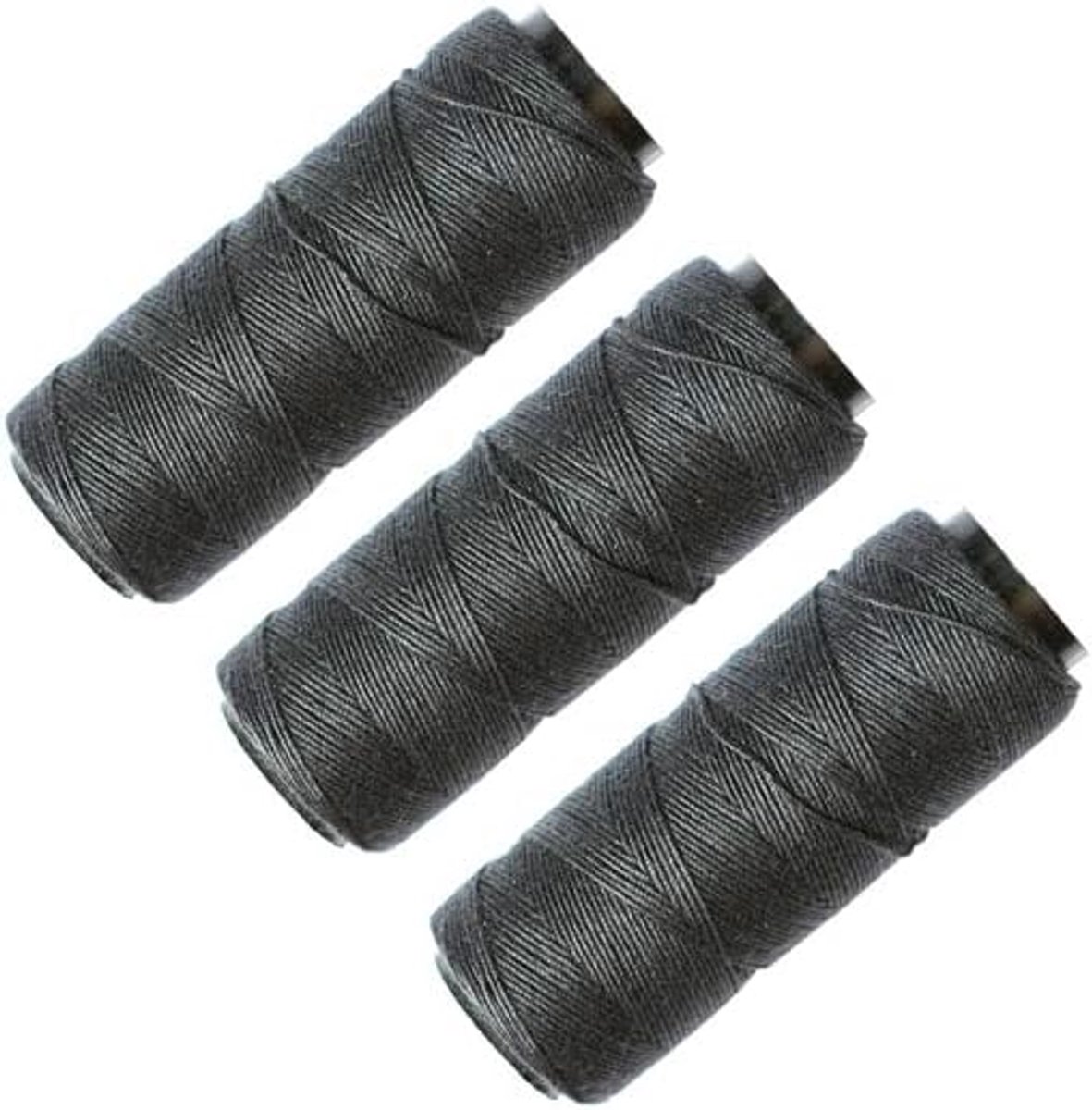 3 rollen draden voor haar weven bundels, hair extensions, naaien haar inslag, maken pruik DIY weven draad (zwart)