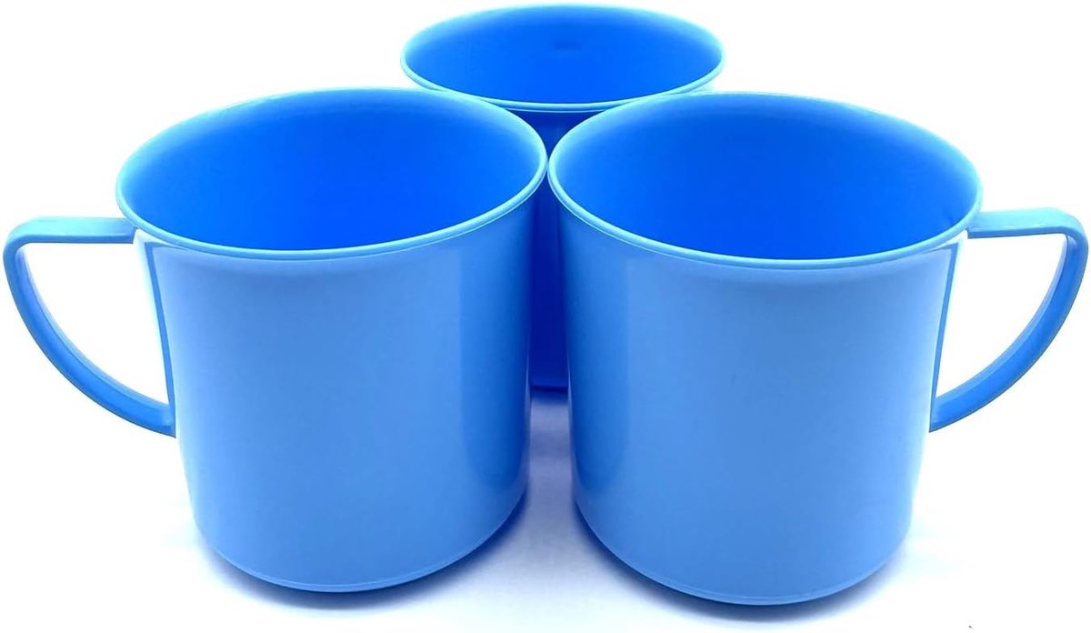 180 ml set van 3 lichtblauw