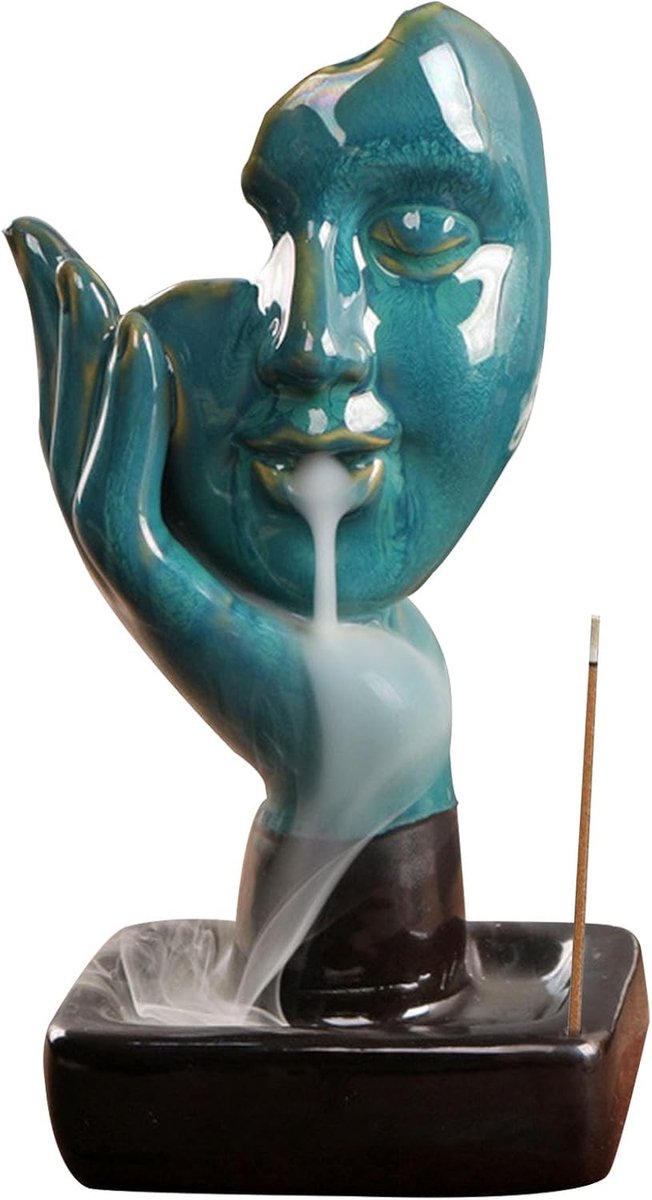 Elegante Backflow Waterfall Censer voor Thuis, Kantoor en Yoga - Sfeervolle Decoratie en Aromatherapie