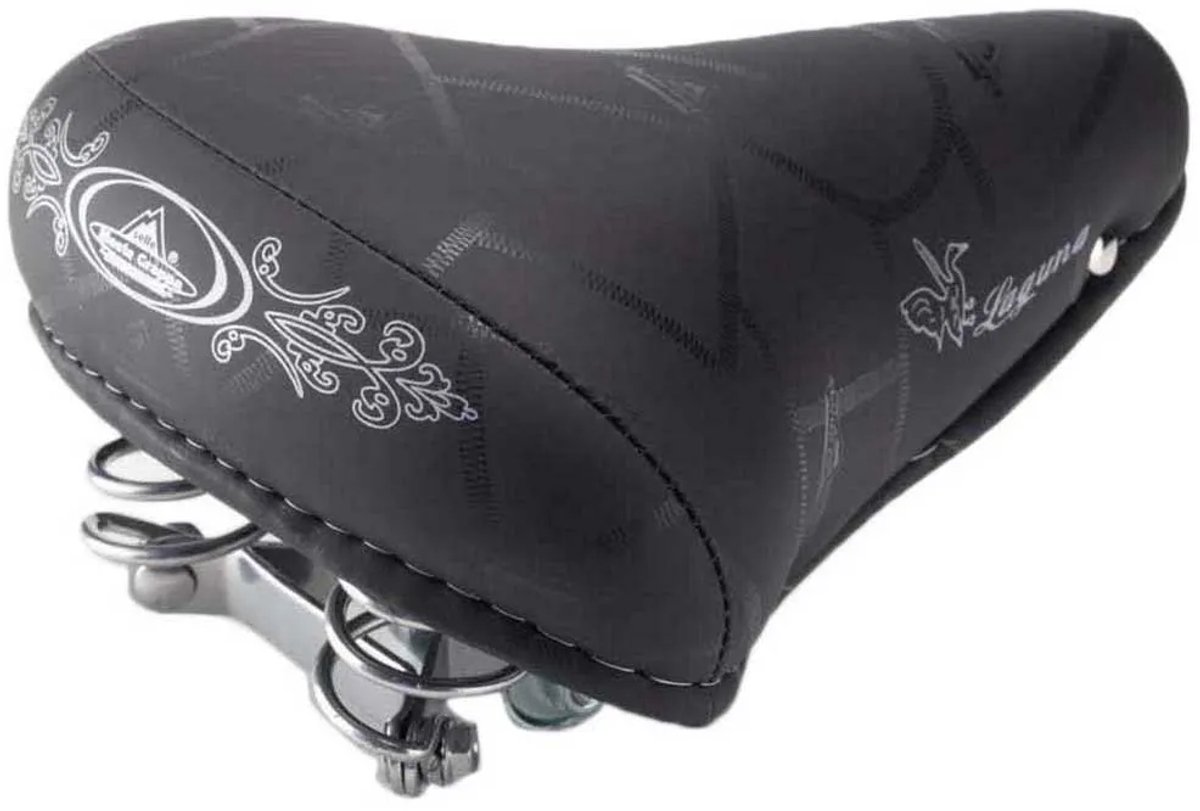 Selle Montegrappa Viaggio Laguna Zadel Zwart 220 mm