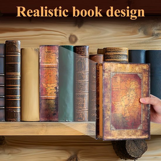 Dozen Bijbel Opbergdoos Retro Afleiding Boek Nep Boeken Decoratieve Bibelot Opbergdoos Voor Postkaart Foto's Sieraden Afstandsbedieningen — afbeelding 3