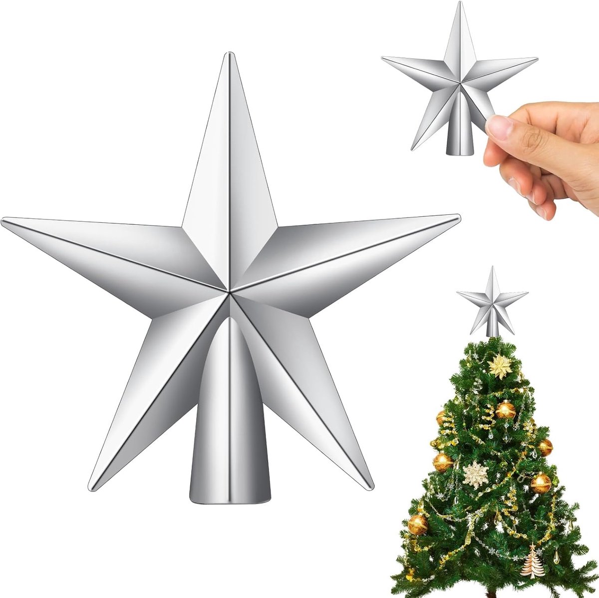 kerstboompiek, 8,5 cm, decoratie voor Kerstmis