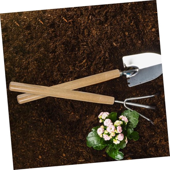 Houten Schopsteel Vervanging - Handvat Stevig - Landbouw Gereedschap - Massief Hout Ontwerp - 39 cm - Khaki van Houten — afbeelding 2