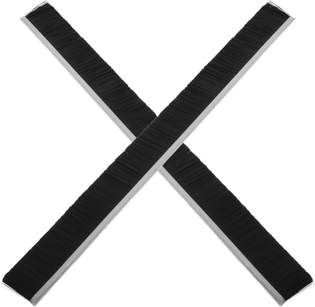 Borstelstrip Mailbox - Afsluitstrip Deur - Post Beschermen - Stof- en Waterdicht - 40 cm - Zwart