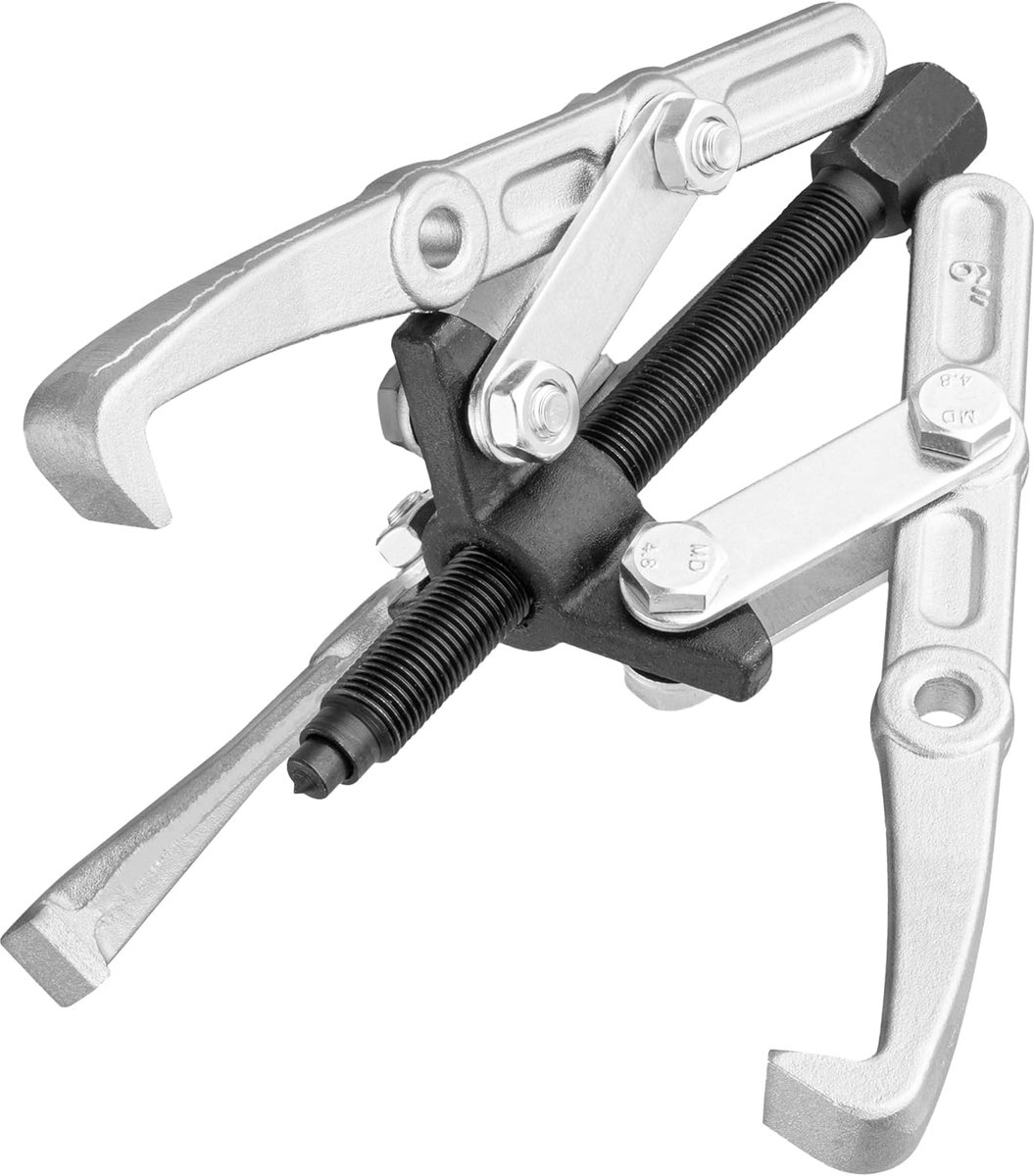 SnelShoppen - 3-jaw gear puller 6 inch - 15cm - Zware kwaliteit wiel lager verwijderkit voor pulleys, vliegwielen en remschijven - Verstelbare scherpe