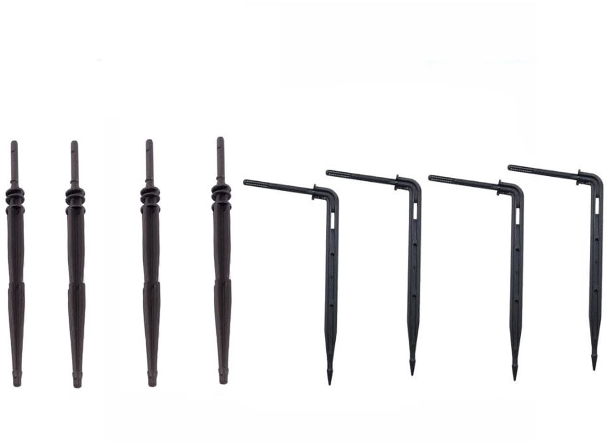 SnelShoppen - 70 Pcs Watering Arrow Drippers - Drip Irrigation Kits - 4.13 inch-5.39 inch Tuin Bewateringssysteem voor Groentetuin, Tuin, Kweekkas (Zw