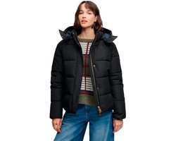 Superdry - Premium Gewatteerde Jas Met Capuchon - Dames - Gewatteerde jassen