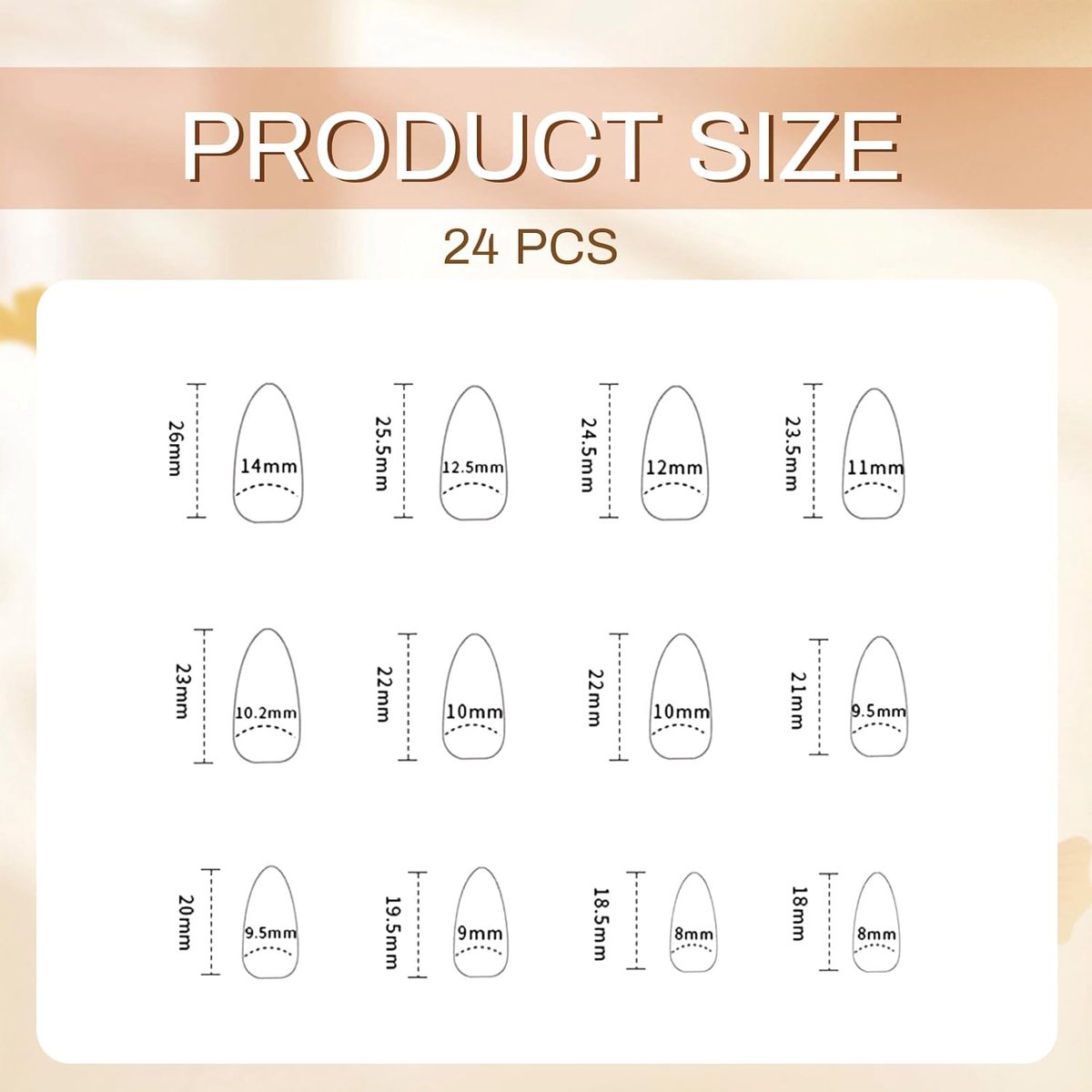 SnelShoppen - 24 Stuks Korte Ovale Franse Nagels Druk-nagels met Bloemenpatroon - Perfecte Pasvorm Design Acryl Valse Nagels voor Vrouwen en Meisjes -