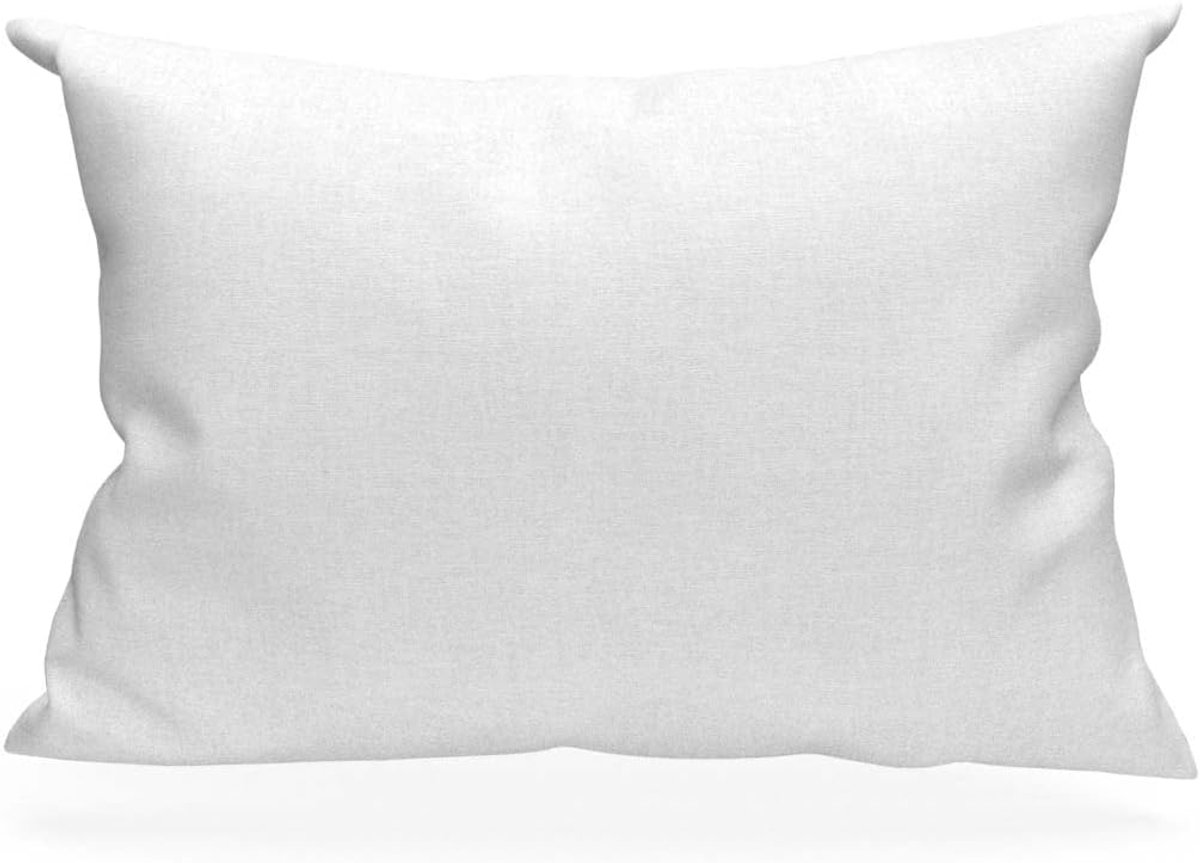 SnelShoppen - Katoenen Sloop 50x70 cm - Witte Kussensloop - Fluffy en Ademend - Perfect voor Slaapkamer, Logeerkamer en Camping