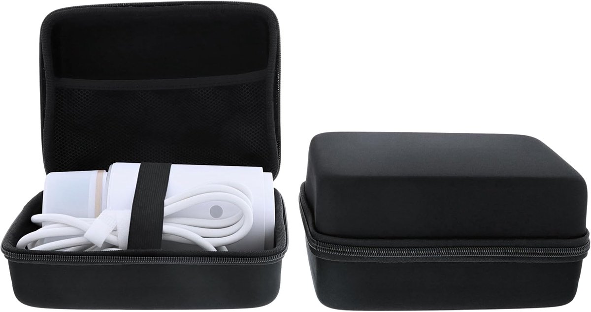 SnelShoppen - Bag voor Stoomstrijkijzer 3000 Series - Shockproof, Waterdicht, Reisopbergzak met Net Pocket - Zwart - Perfect voor Thuis, Werk en Reize